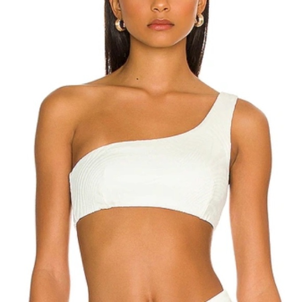 NWT Fella Swim Lazarus Bikini Top in Off White